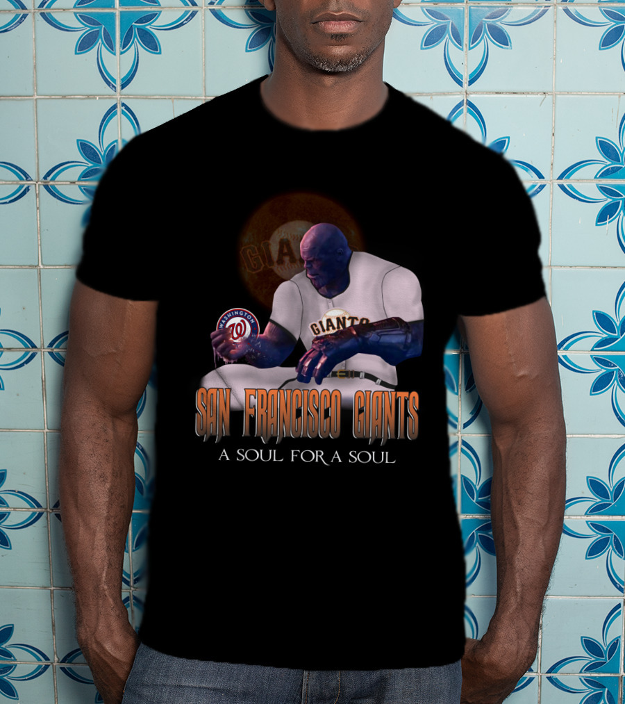 San Francisco Giants A Soul For A Soul Giants Logo Washington 70 T-Shirt