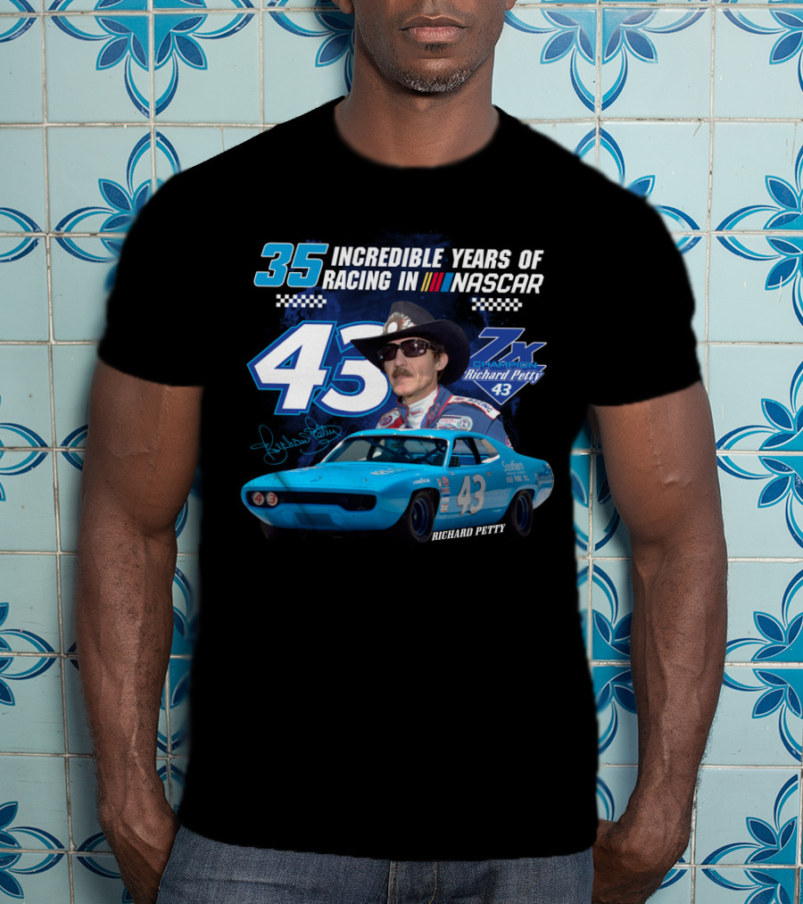 Incredible Years Of Racing In Nascar Richard Petty T-Shirt
