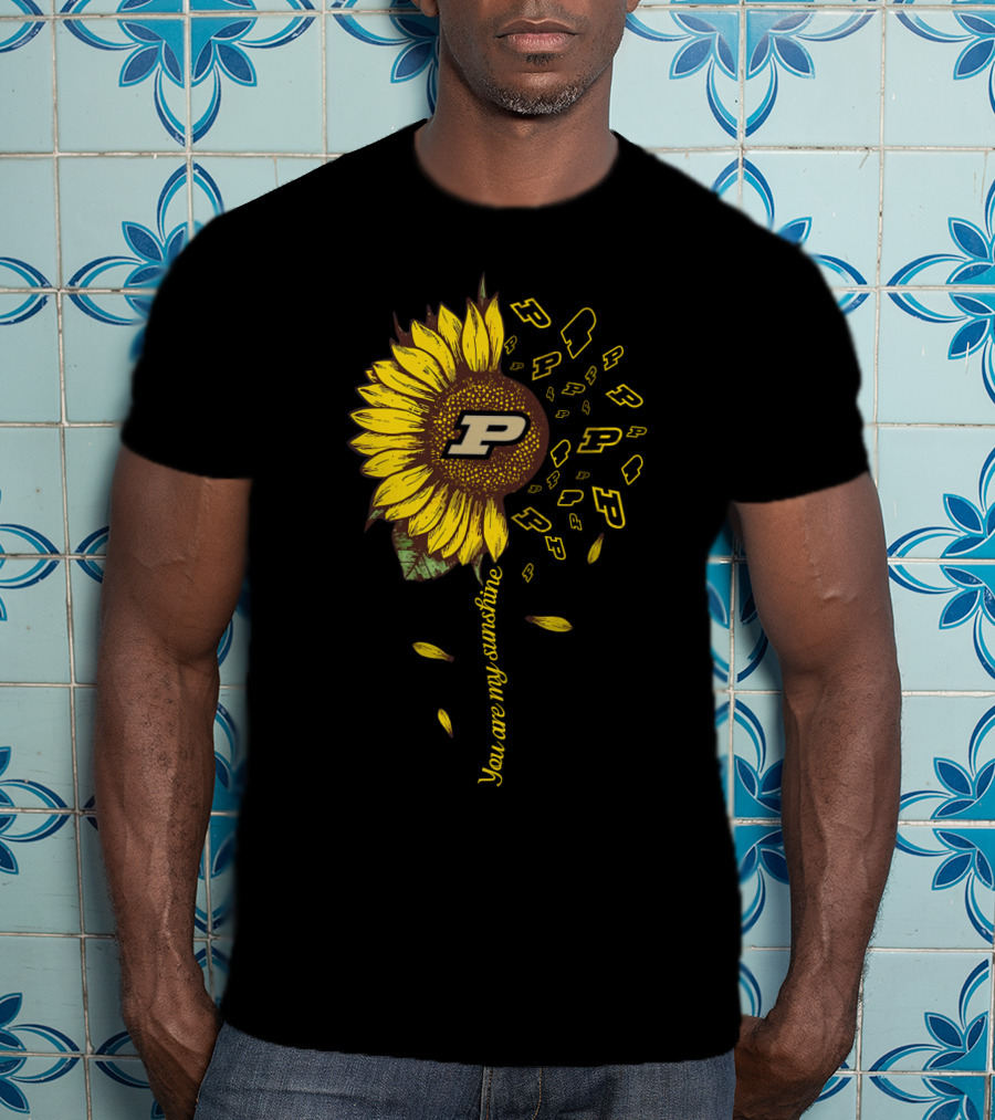 Purdue Sunflower Ncaa You Are My Sunshine T-Shirt