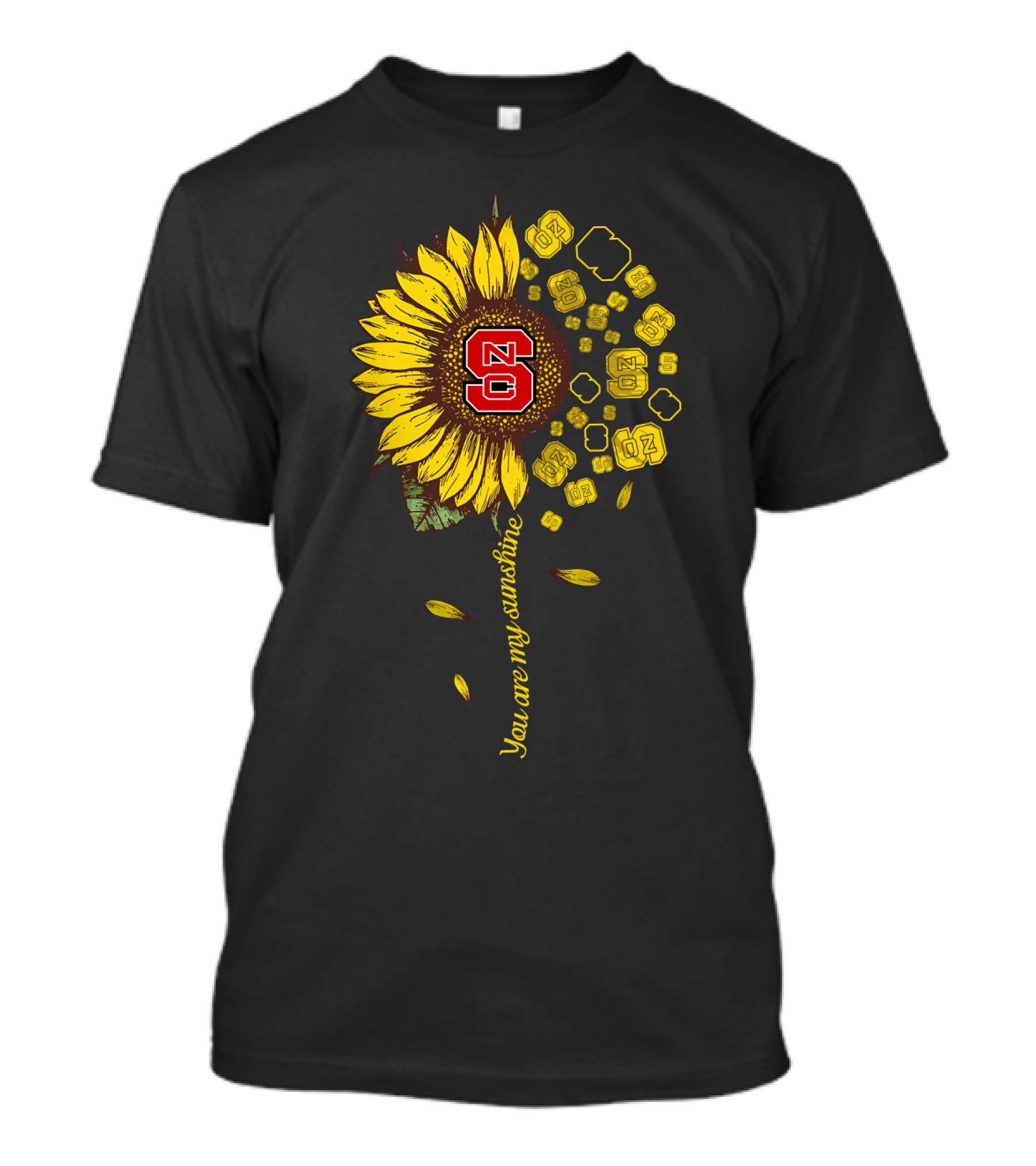 You Are My Sunshine Sunflower 02 Red Center T-Shirt