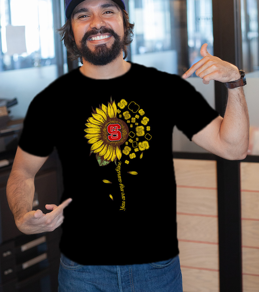You Are My Sunshine Sunflower 02 Red Center T-Shirt
