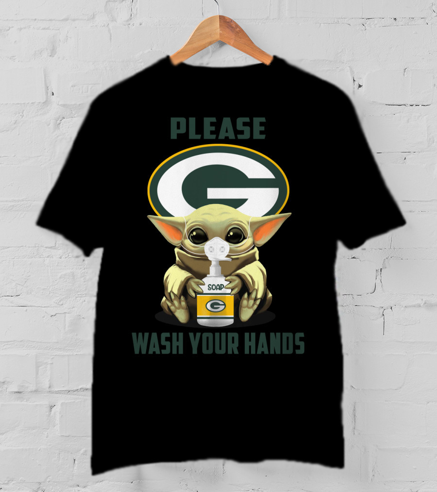 Green Bay Packers Soap Please Wash Your Hands T-Shirt