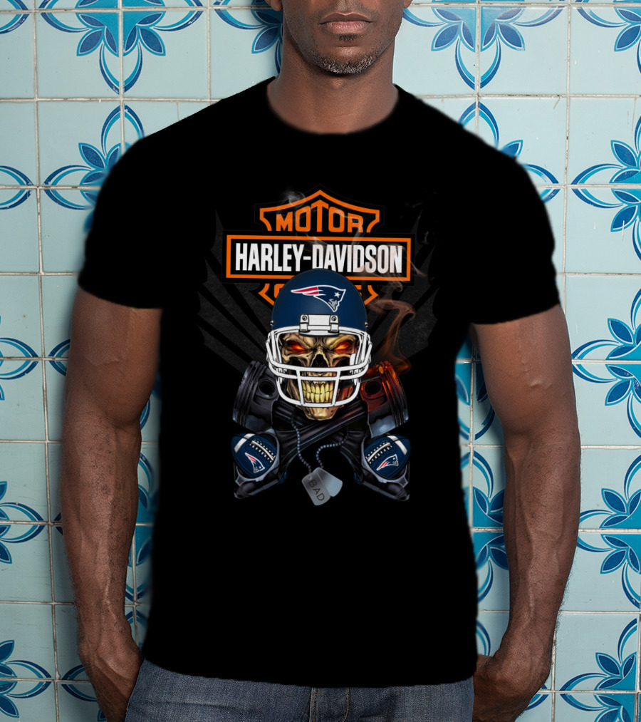 Harley Davidson Motor 106 Nfl Nep T-Shirt