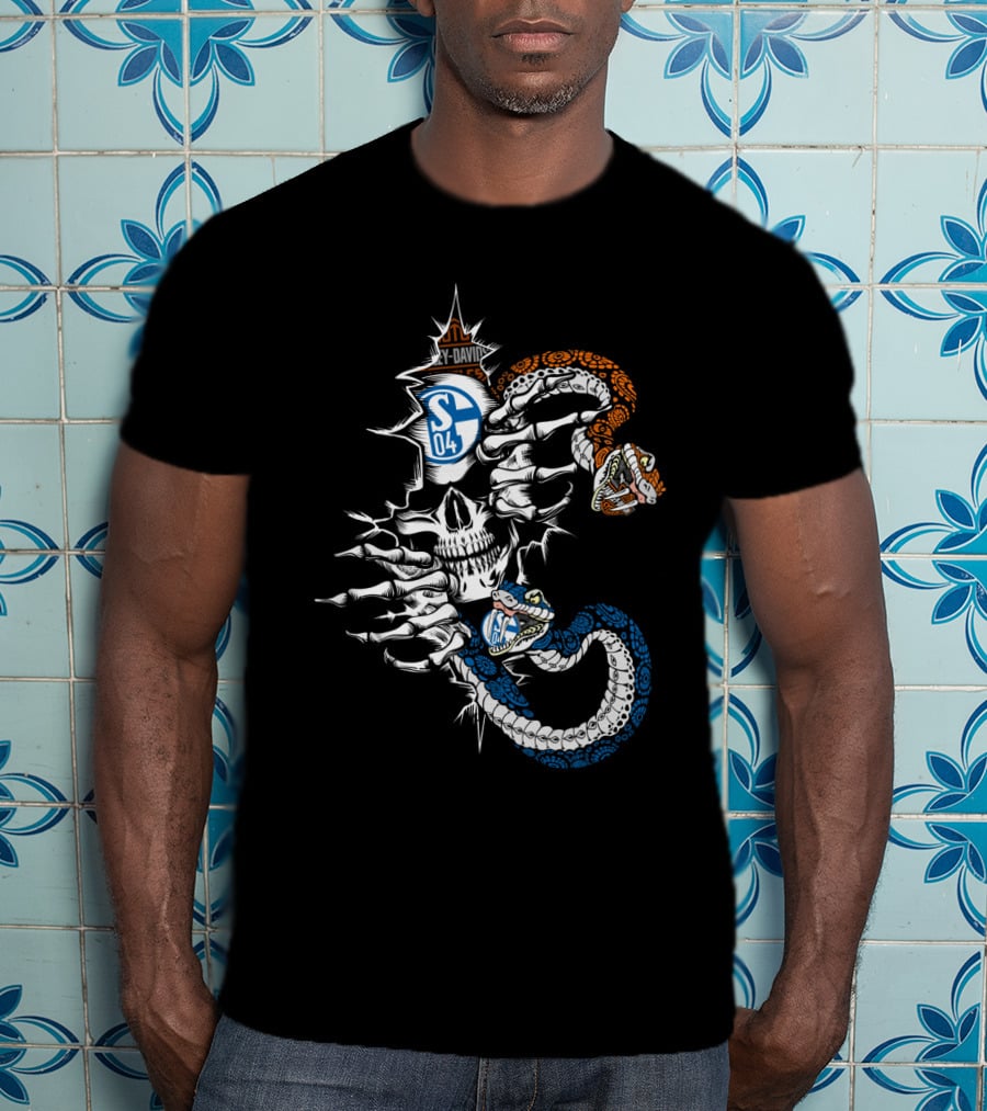 Skull And Snakes With Y-David S04 Crest T-Shirt