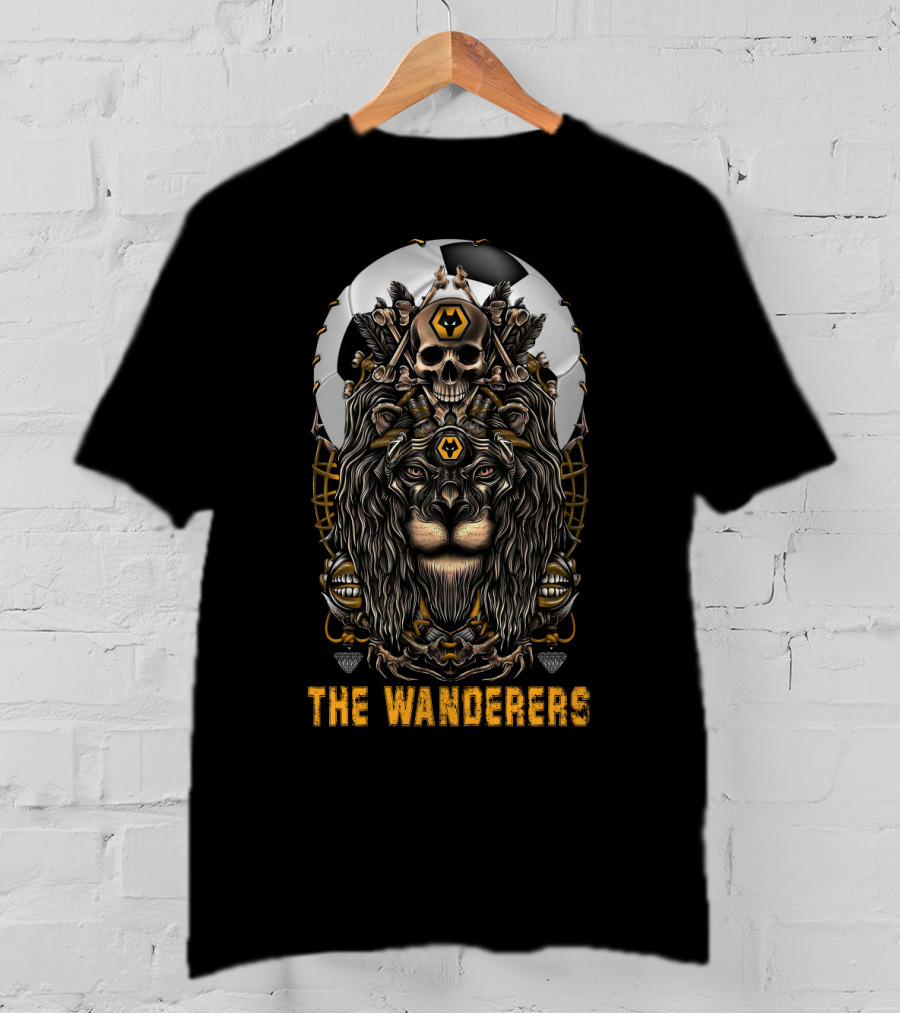 The Wanderers Lion And Skull Emblem 114 Nha Ww T-Shirt