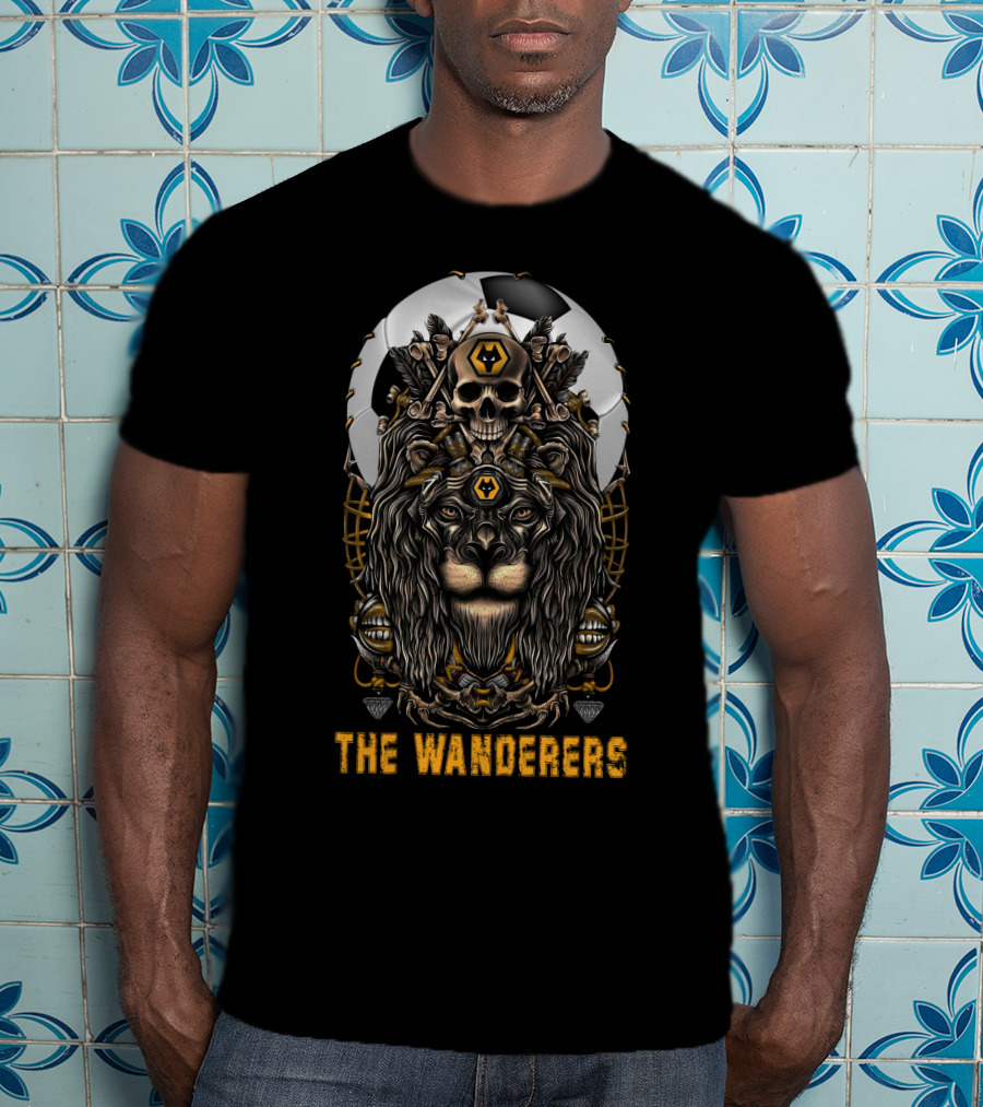 The Wanderers Lion And Skull Emblem 114 Nha Ww T-Shirt