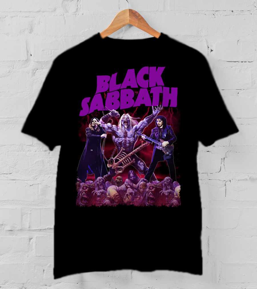 Black Sabbath Zombie Warrior Concert T-Shirt