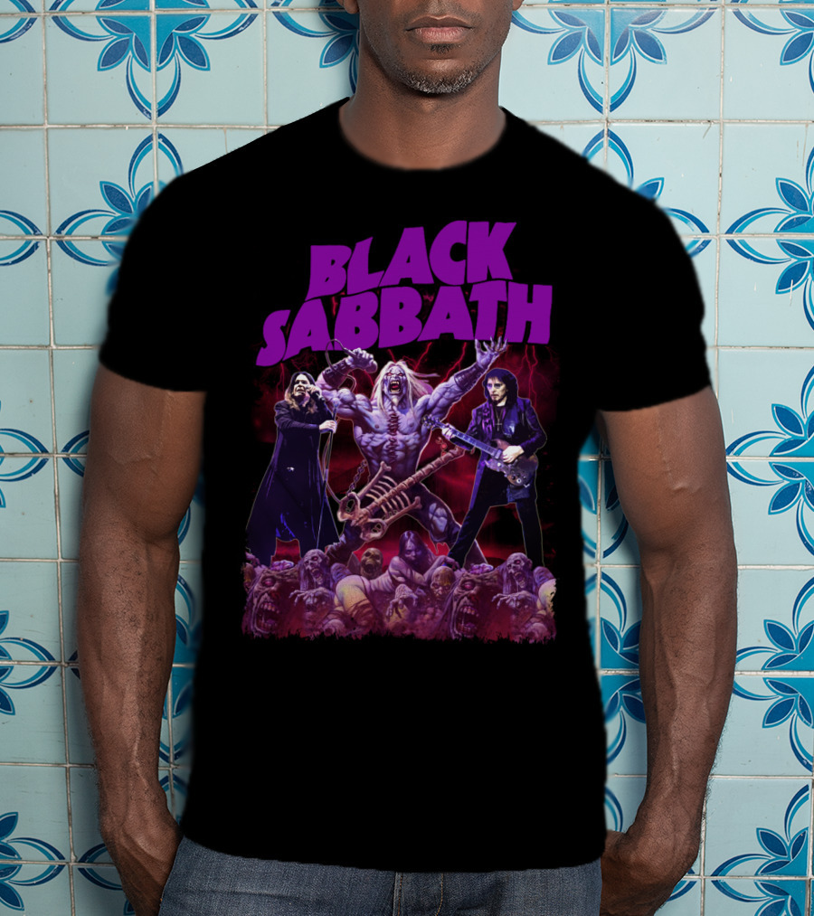 Black Sabbath Zombie Warrior Concert T-Shirt