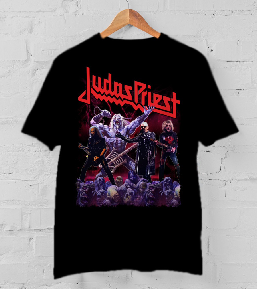 Judas Priest Band Members And Monsters T-Shirt