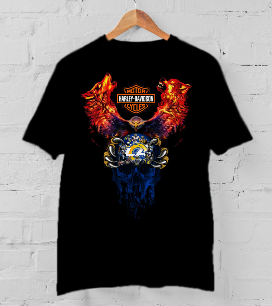 Harley Davidson Motor Cycles 121 Lar 75 T-Shirt