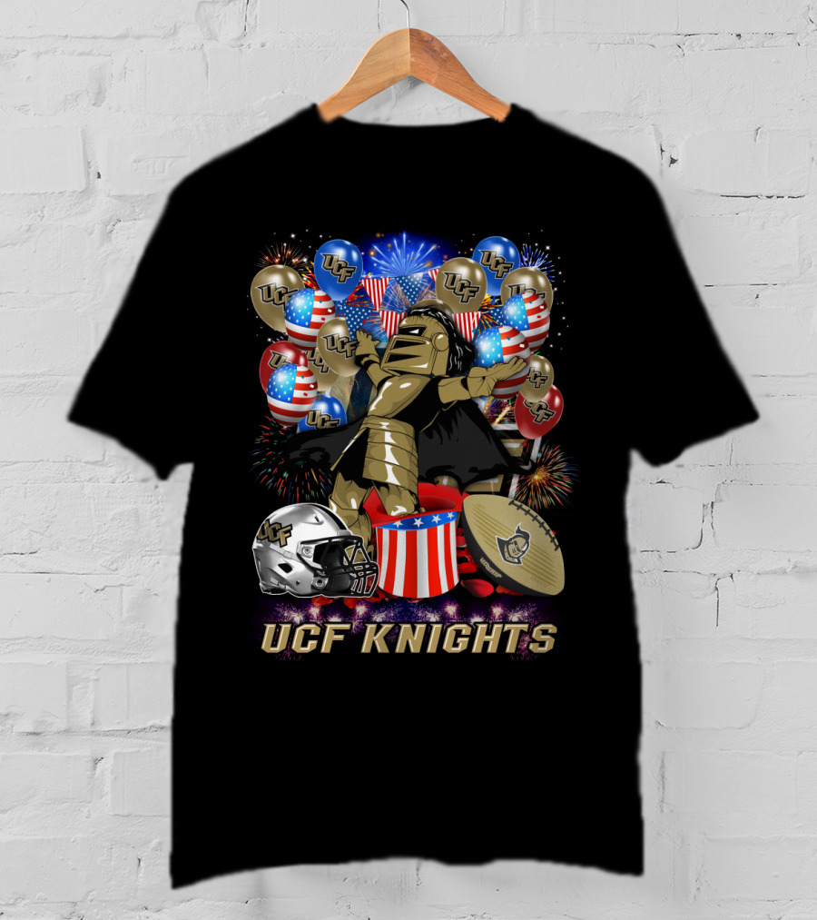 Ucf Knights Ncaa2 137 Fireworks Celebration T-Shirt