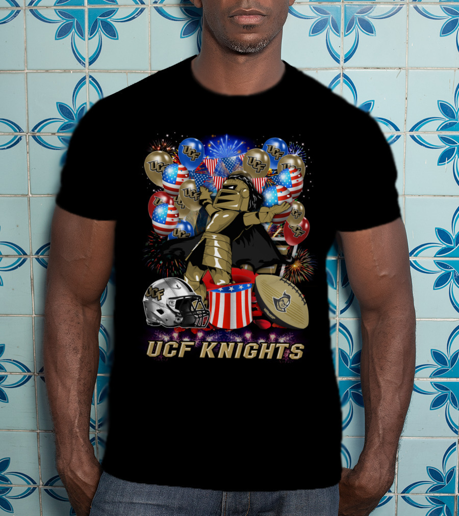 Ucf Knights Ncaa2 137 Fireworks Celebration T-Shirt