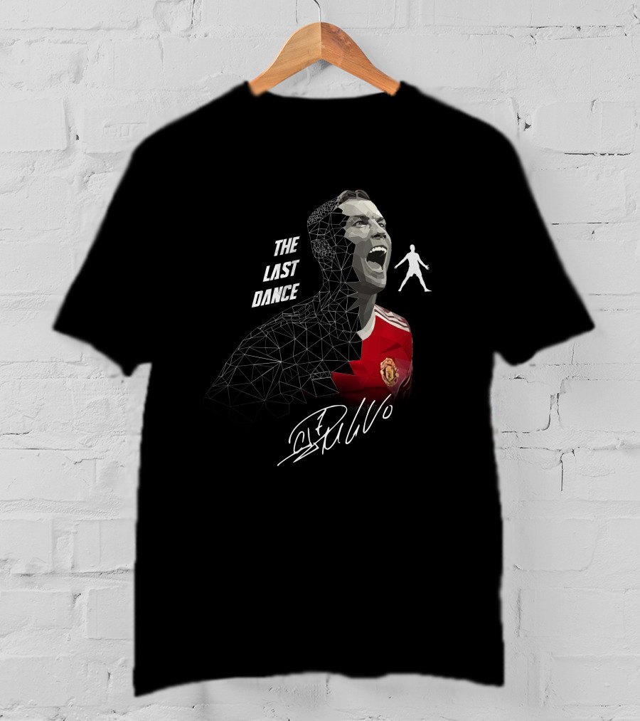 The Last Dance Cristiano Ronaldo Manchester United Polygon Signature T-Shirt