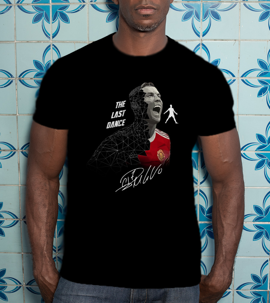 The Last Dance Cristiano Ronaldo Manchester United Polygon Signature T-Shirt