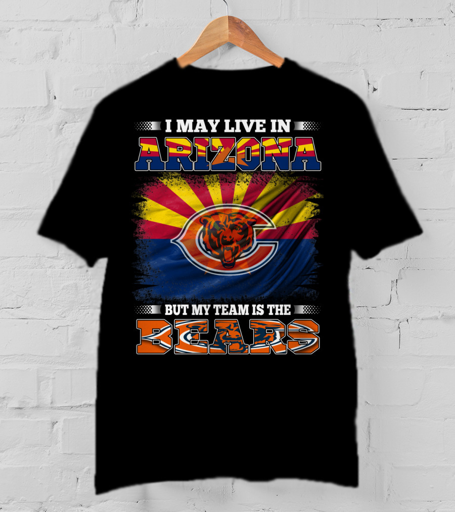 Arizona Pride With Chicago Bears Team Loyalty T-Shirt