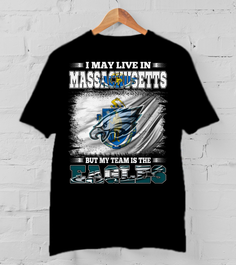 Massachusetts Roots Philadelphia Eagles T-Shirt