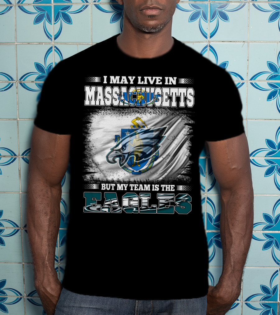 Massachusetts Roots Philadelphia Eagles T-Shirt