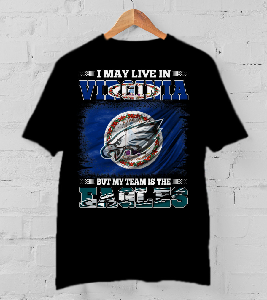 Virginia Pride With Eagles Loyalty T-Shirt