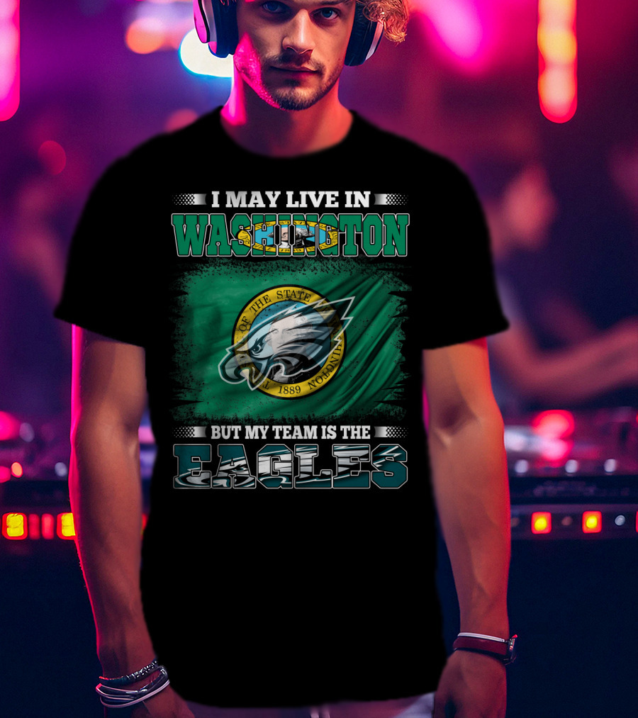 Washington State Pride With Eagles Fan Allegiance T-Shirt