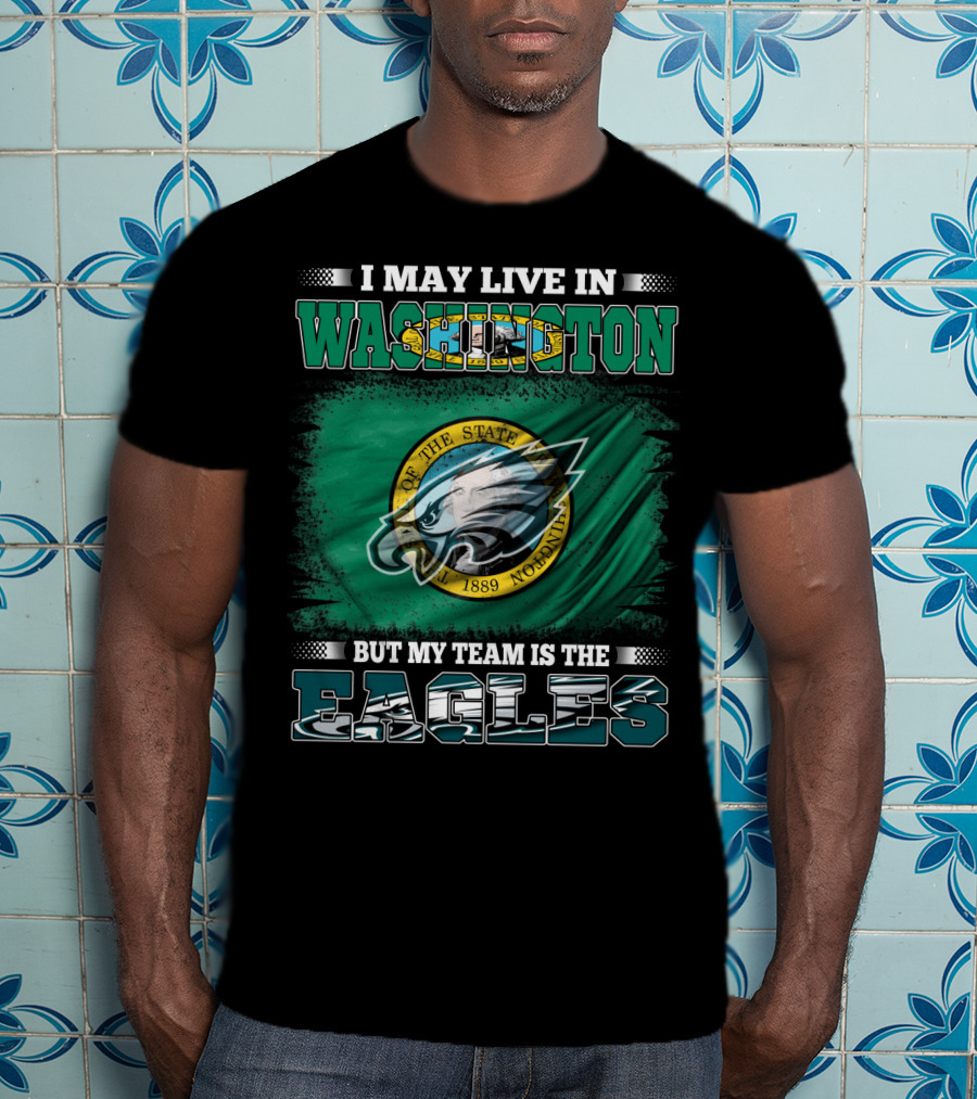 Washington State Pride With Eagles Fan Allegiance T-Shirt