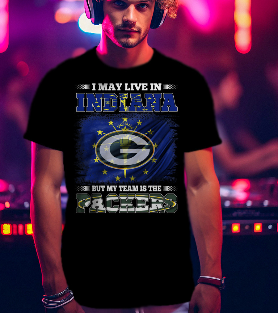 Indiana Fan Rooting For Packers Football Team Loyalty T-Shirt