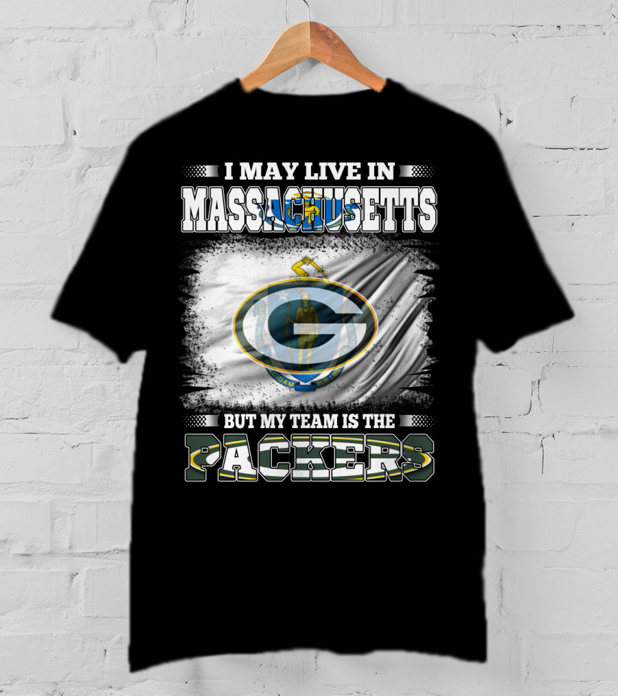 Massachusetts Resident Loyal To Packers Team T-Shirt
