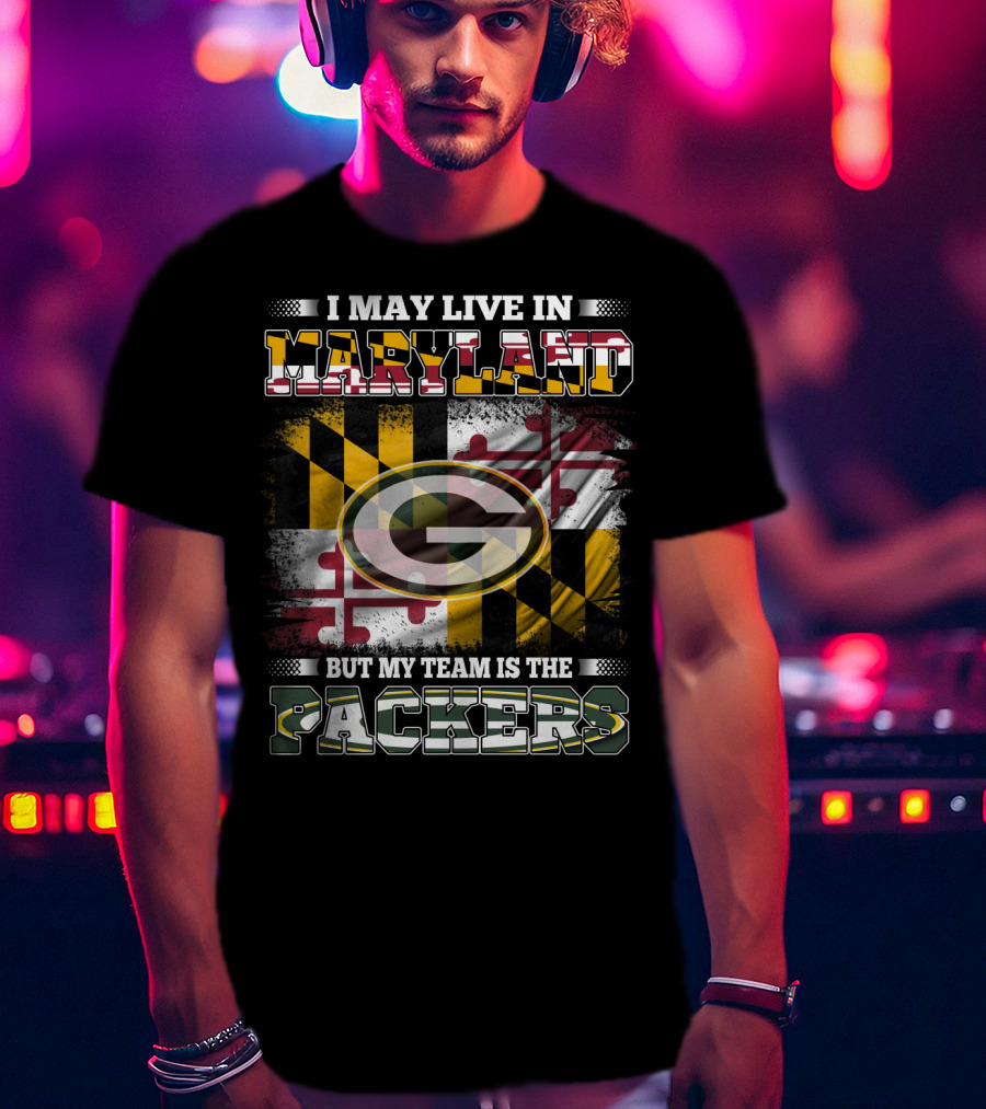 Maryland Pride Green Bay Packers Fan Loyalty T-Shirt