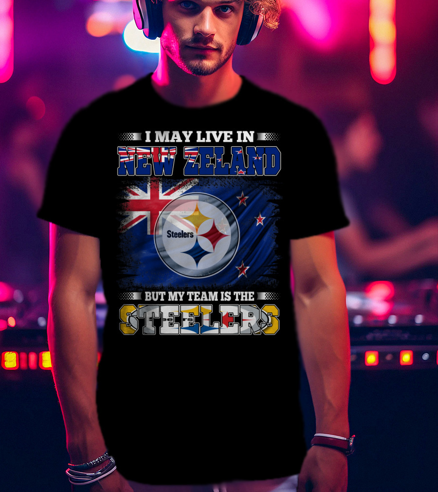 New Zeland Pride With Steelers Loyalty And Flags T-Shirt