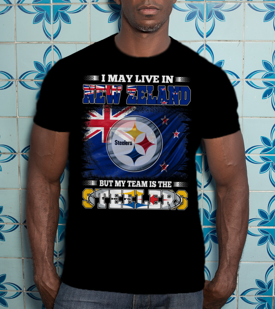 New Zeland Pride With Steelers Loyalty And Flags T-Shirt