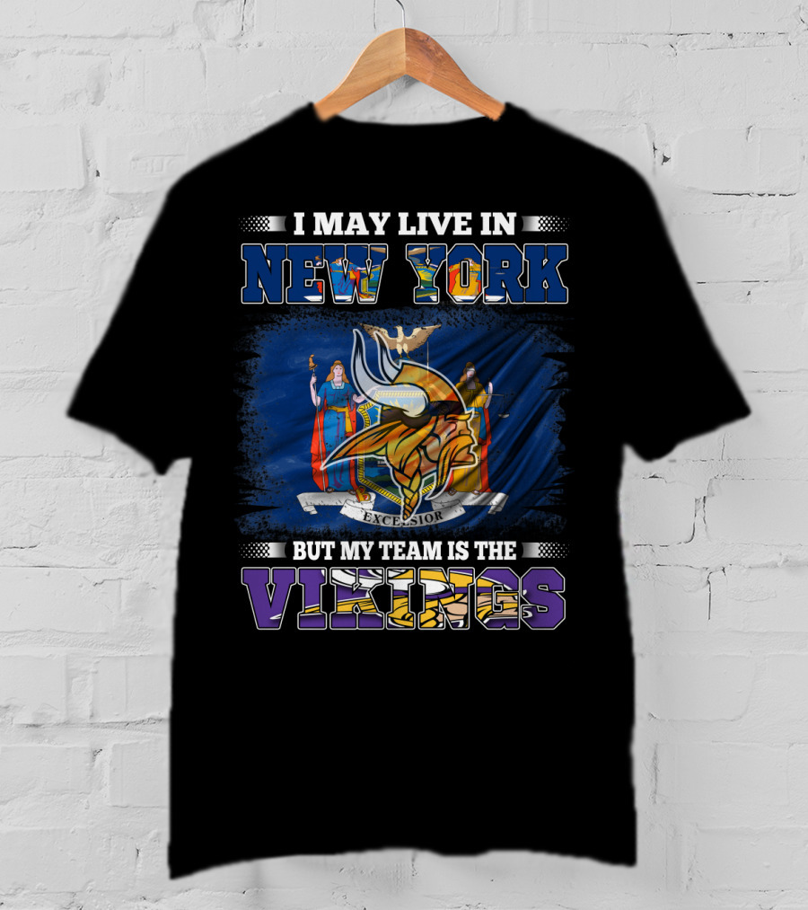 New York State Pride Minnesota Vikings Team Allegiance T-Shirt