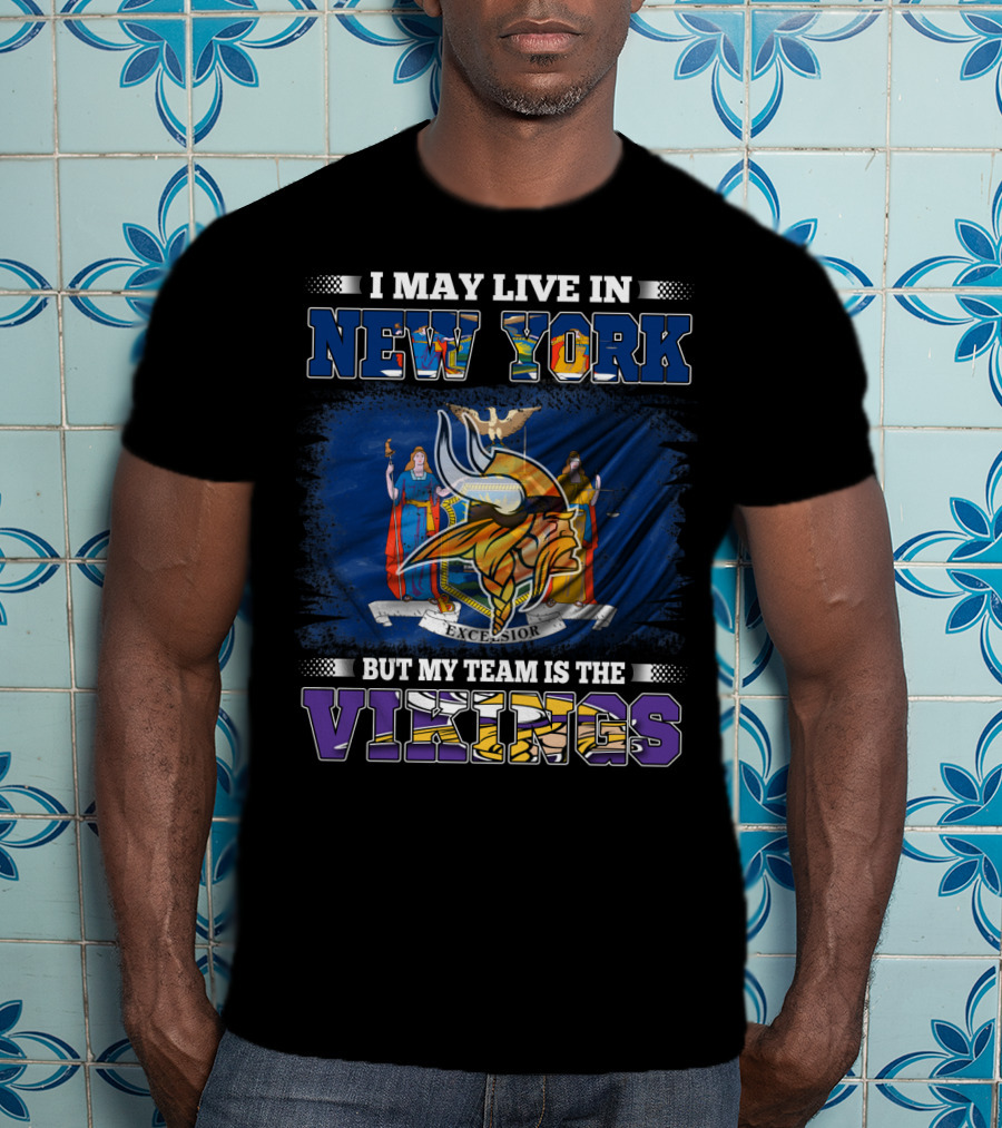 New York State Pride Minnesota Vikings Team Allegiance T-Shirt