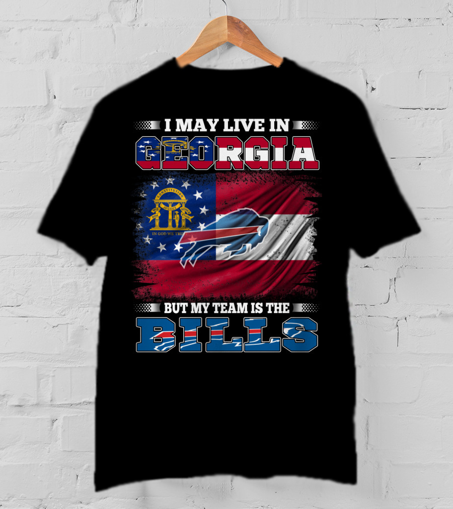 Georgia Resident Proudly Supports The Buffalo Bills Team T-Shirt