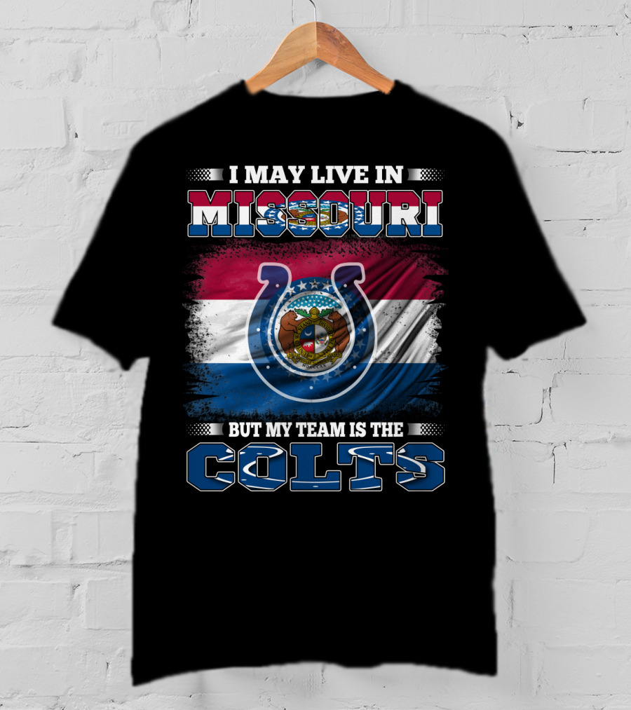 Missouri Roots Colts Loyalty Shows State Flag Pride T-Shirt