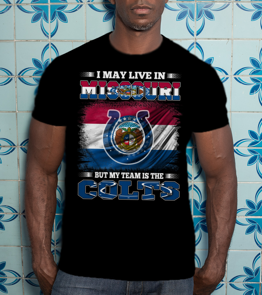 Missouri Roots Colts Loyalty Shows State Flag Pride T-Shirt