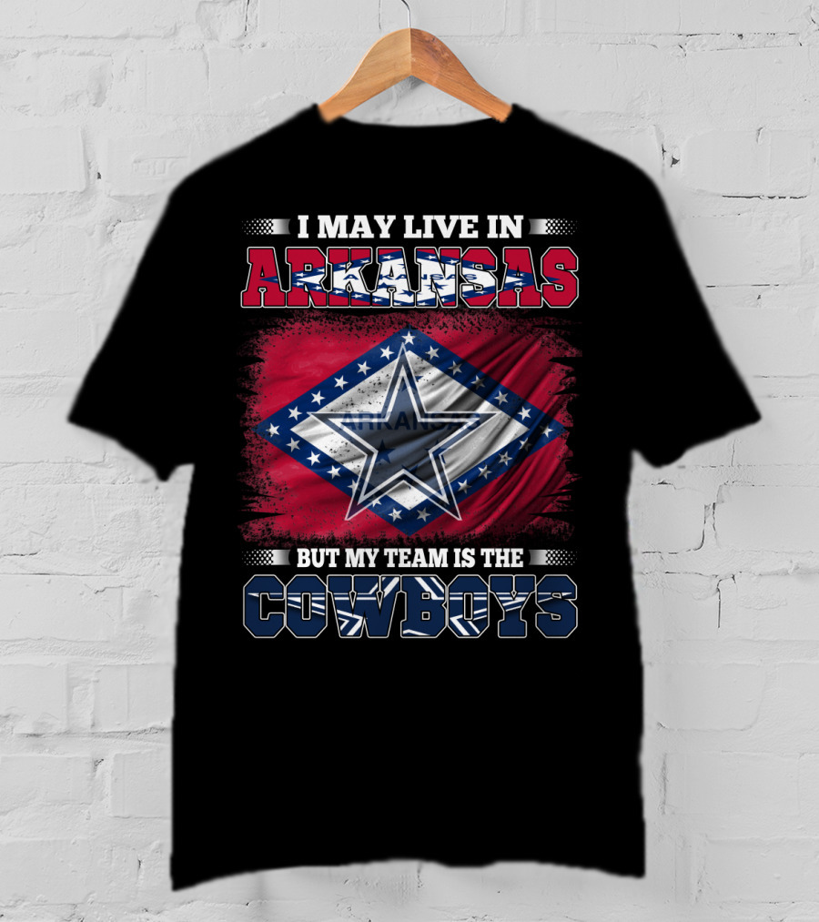 Arkansas Resident Proudly Supports The Cowboys Team T-Shirt
