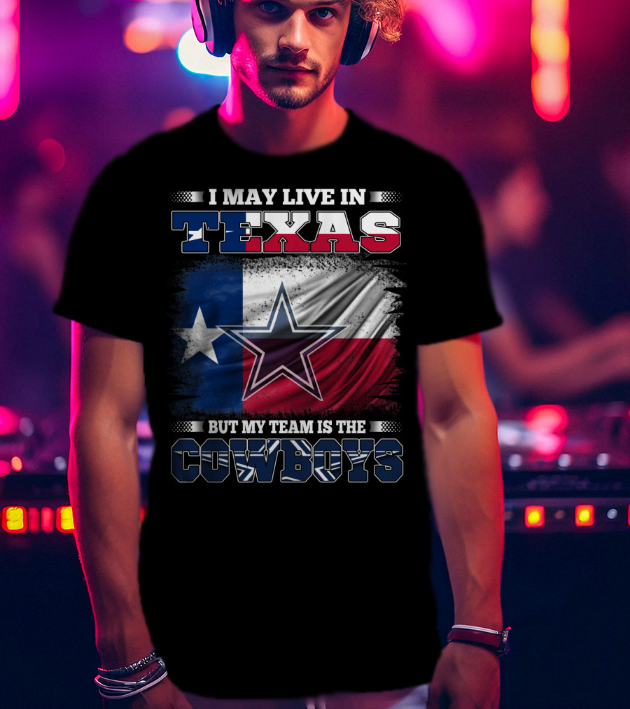 Texas Pride With Dallas Cowboys Star Fans T-Shirt