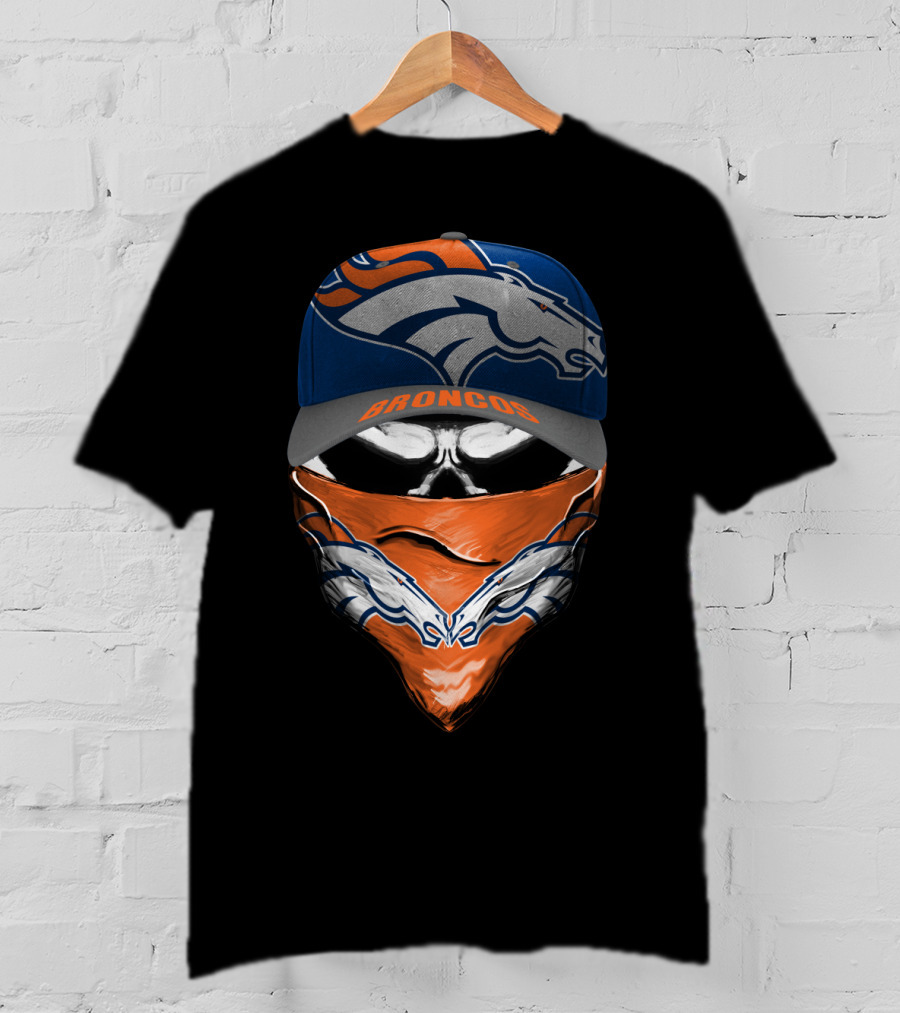 Denver Broncos Cap And Bandana T-Shirt