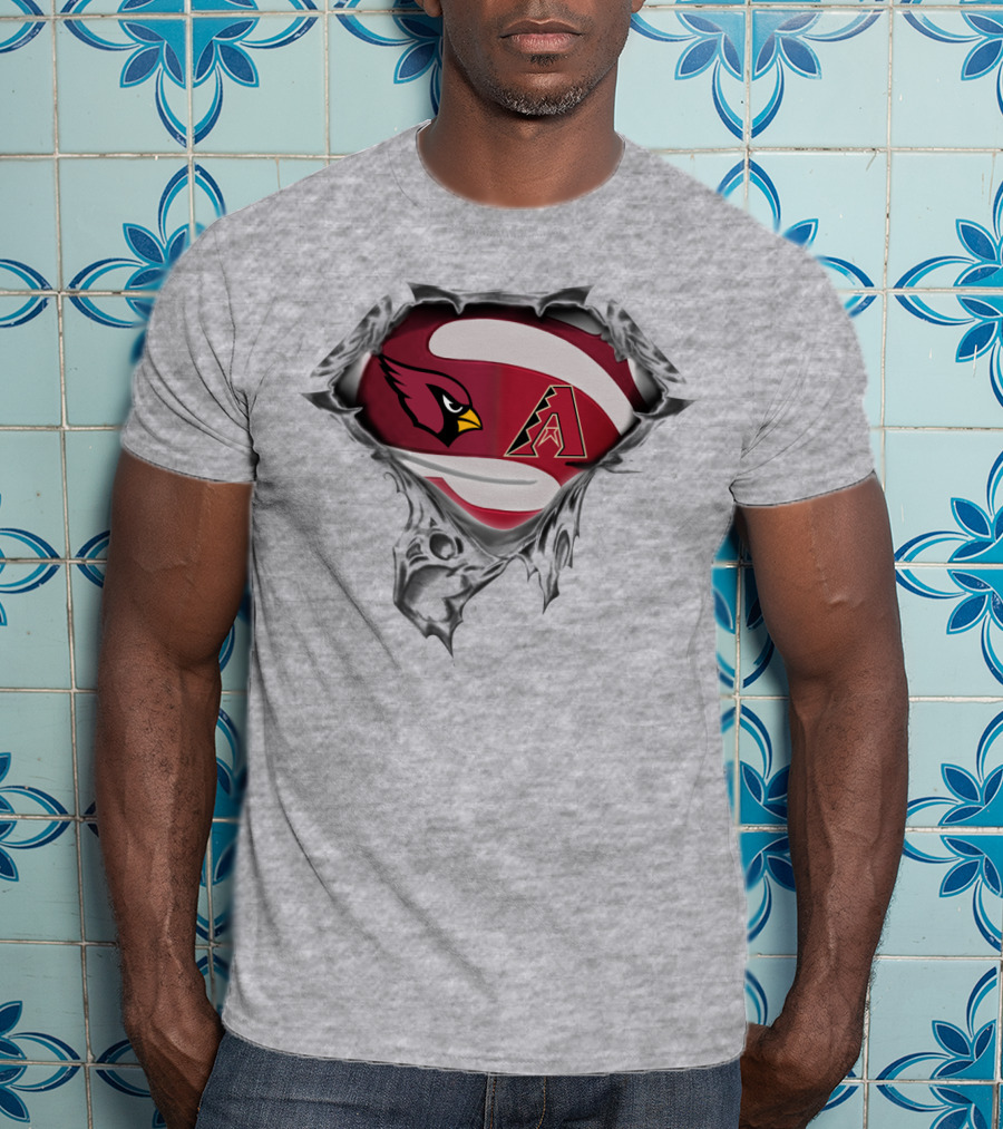 Arizona Cardinals Arizona Diamondbacks Marvel Super Heroes T-Shirt
