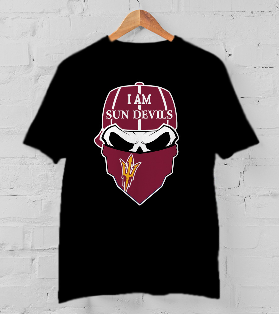 Arizona State Sun Devils Skull I Am Sun Devils T-Shirt