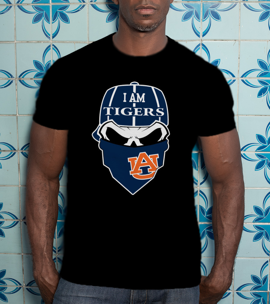 I Am Auburn Tigers Skull T-Shirt