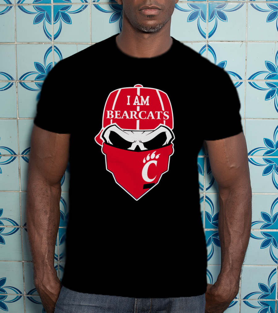 I Am Bearcats Cincinnati Skull Cap C T-Shirt