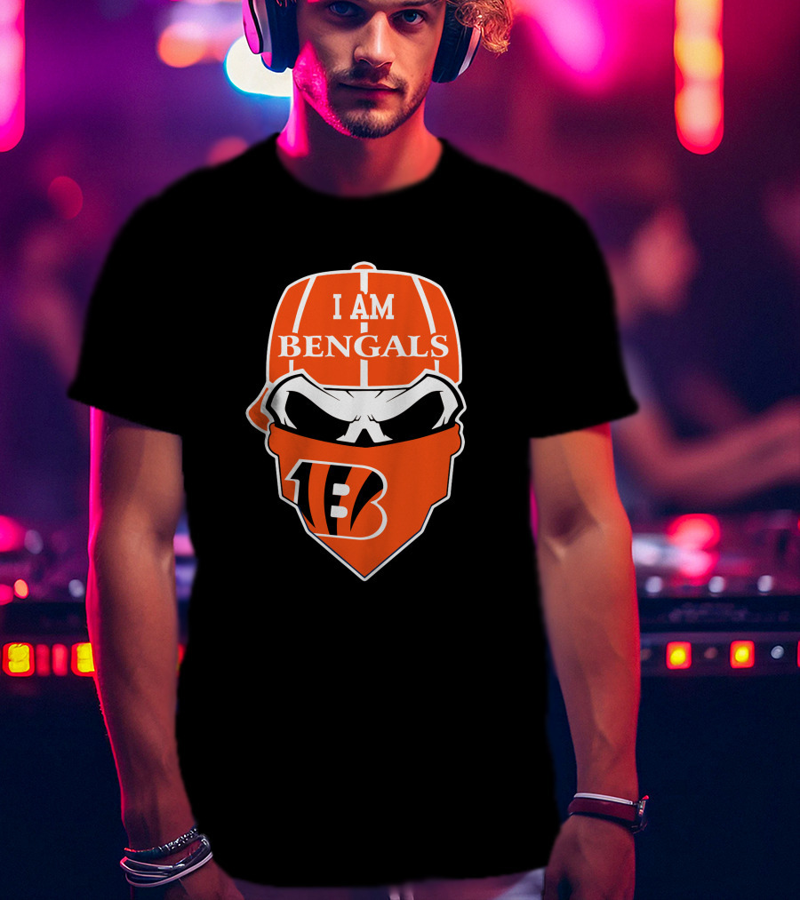 I Am Bengals Skull Cincinnati T-Shirt
