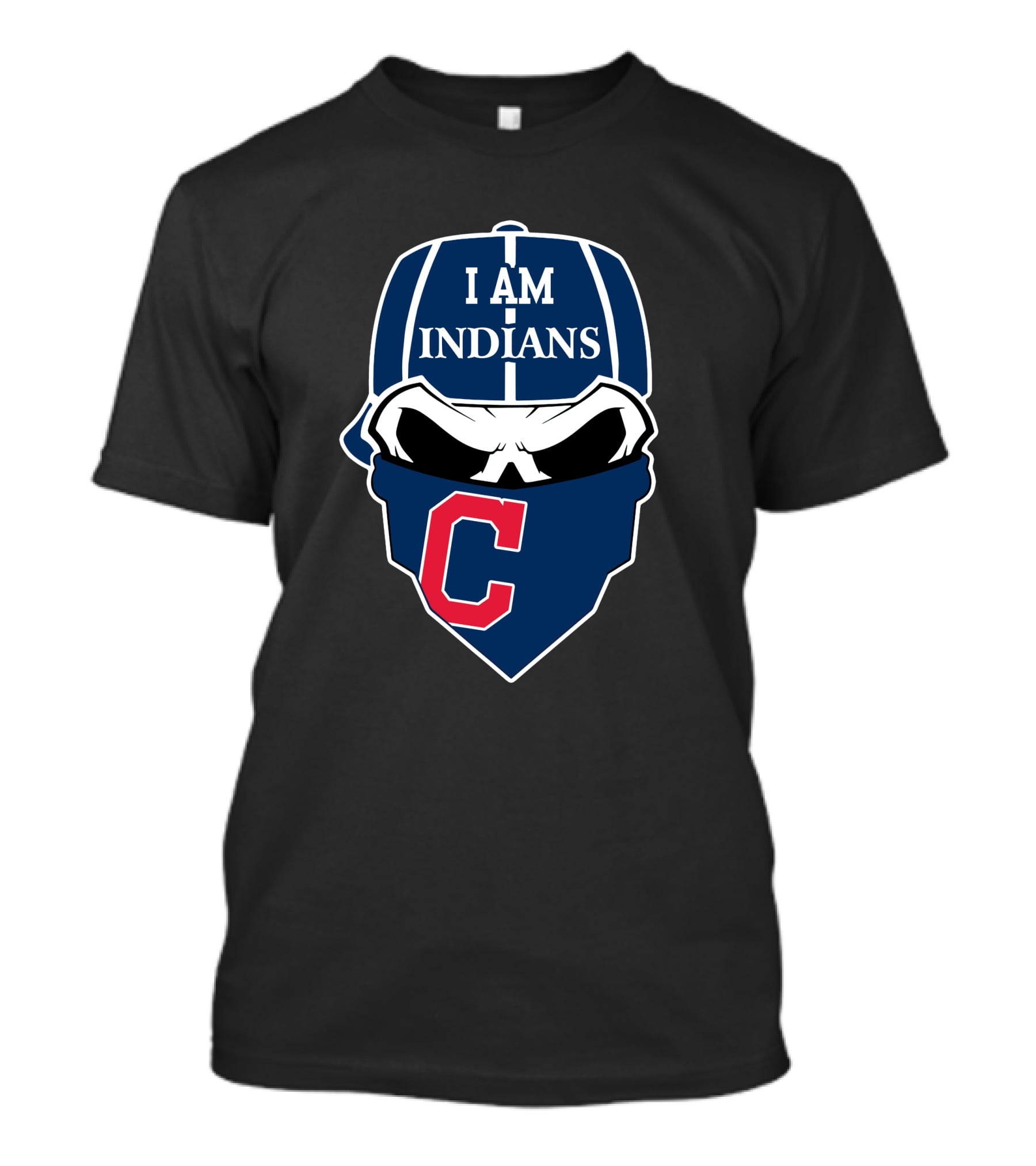 I Am Indians Skull C T-Shirt