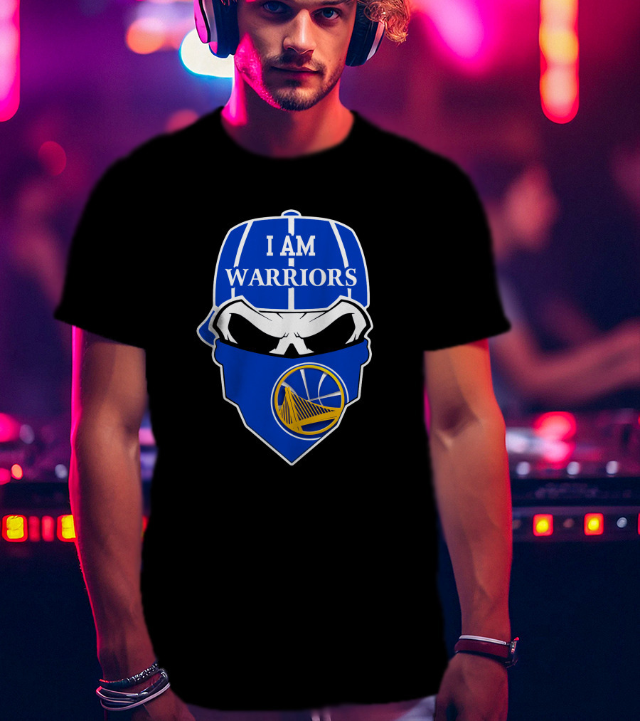 I Am Warriors Golden State Skull T-Shirt