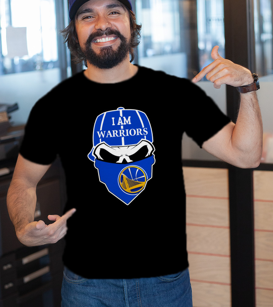 I Am Warriors Golden State Skull T-Shirt