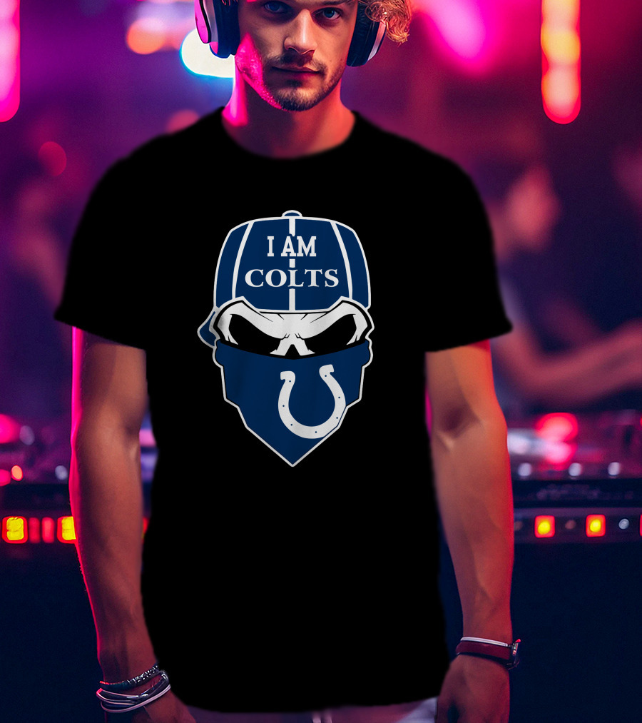 I Am Colts Skull Facemask Indianapolis Colts T-Shirt