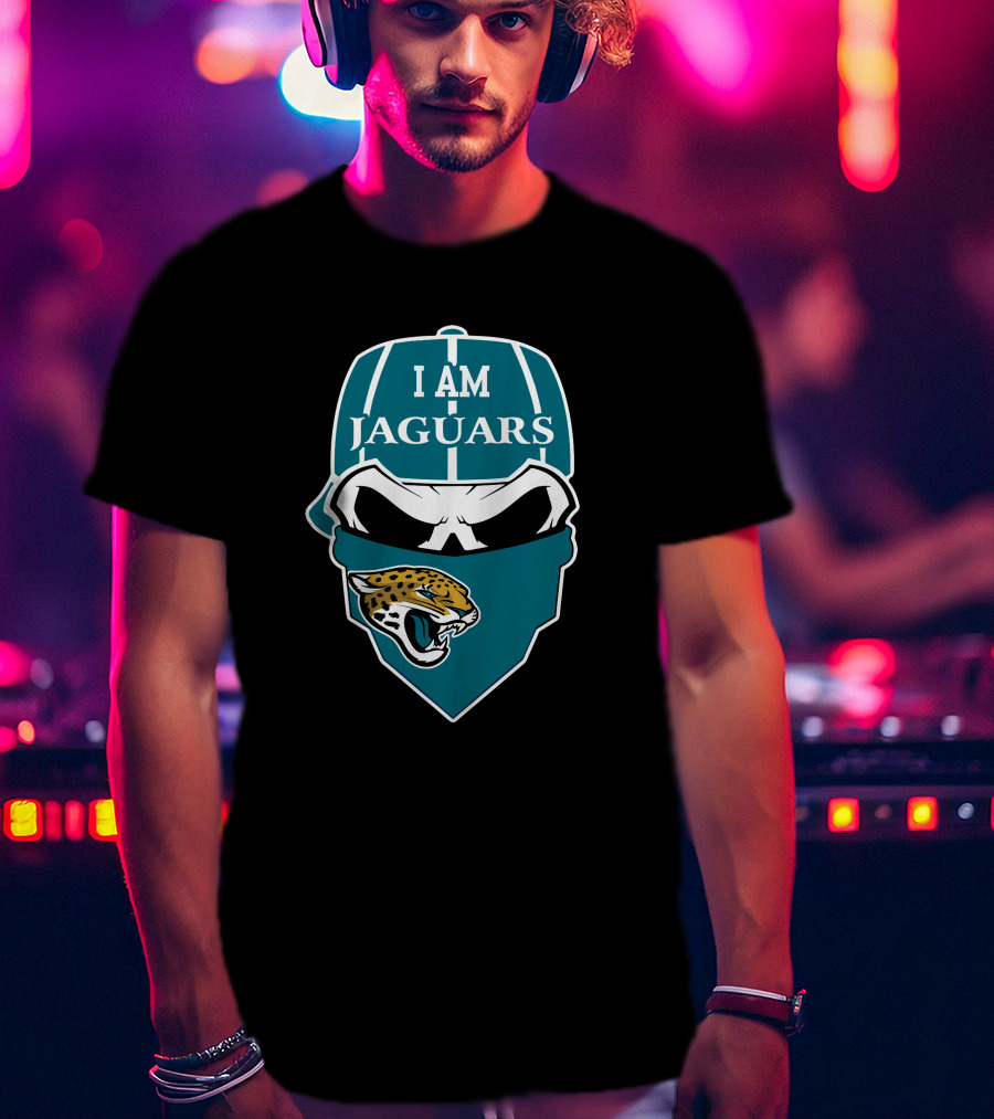 I Am Jaguars Skull Design Featuring Jacksonville Jaguars T-Shirt