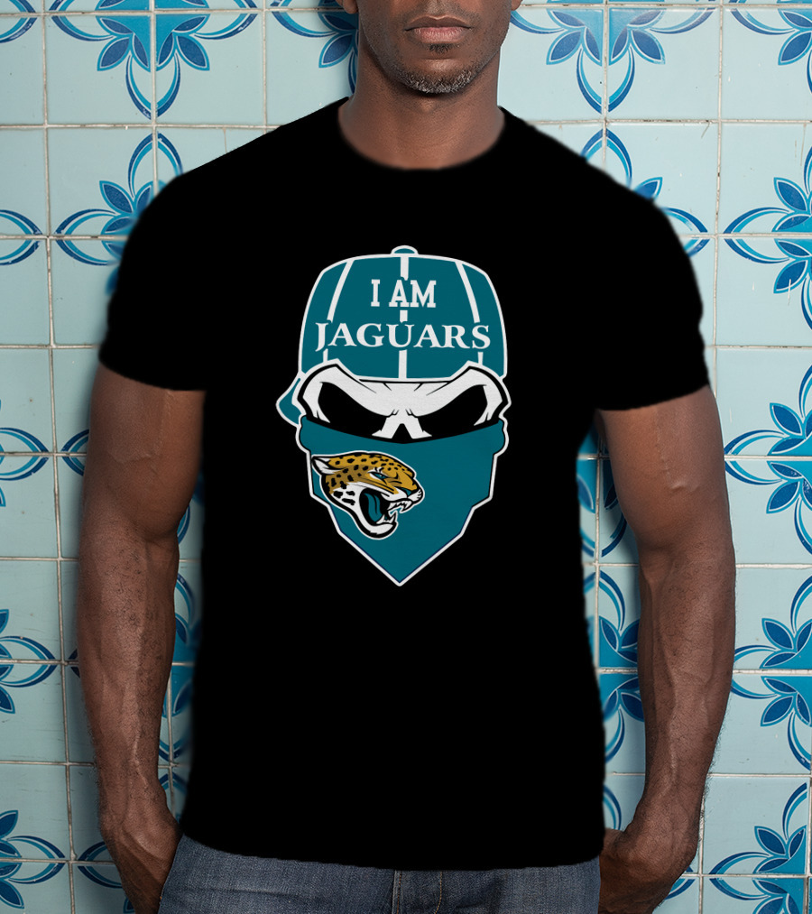 I Am Jaguars Skull Design Featuring Jacksonville Jaguars T-Shirt