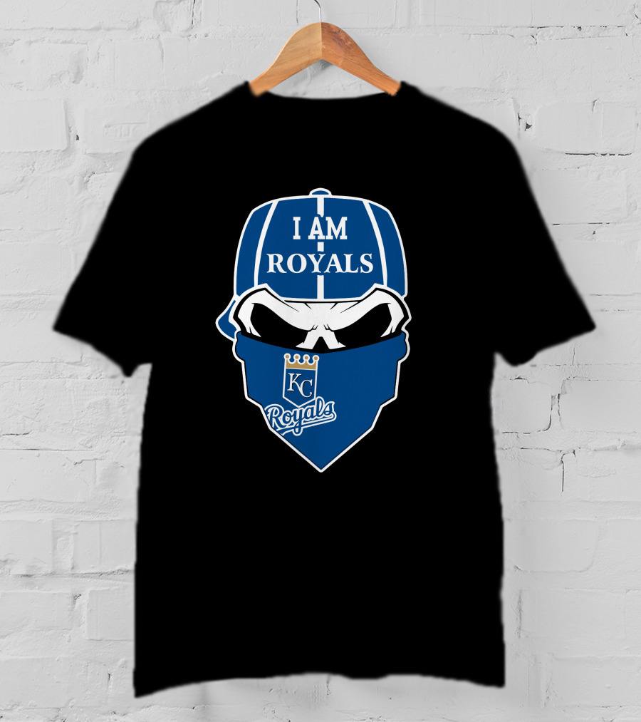 I Am Royals Kansas City Royals Skull Kc T-Shirt