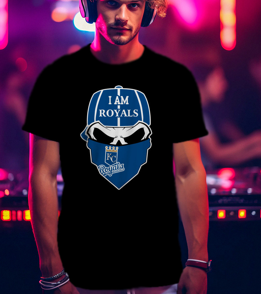 I Am Royals Kansas City Royals Skull Kc T-Shirt